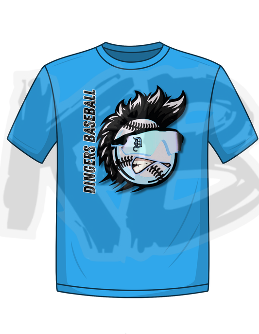 Dingers baseball mohawk