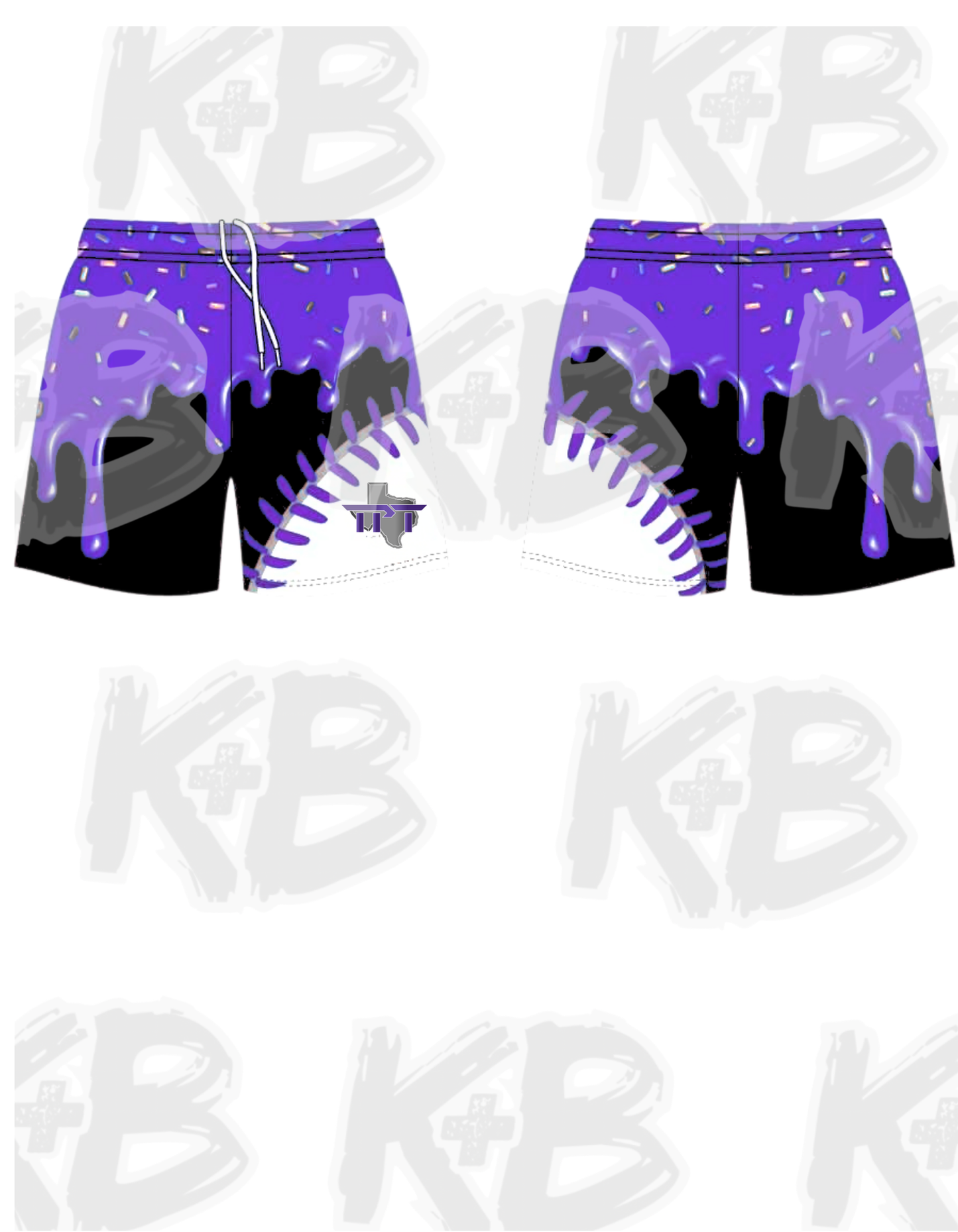 TPT Shorts drippy seams