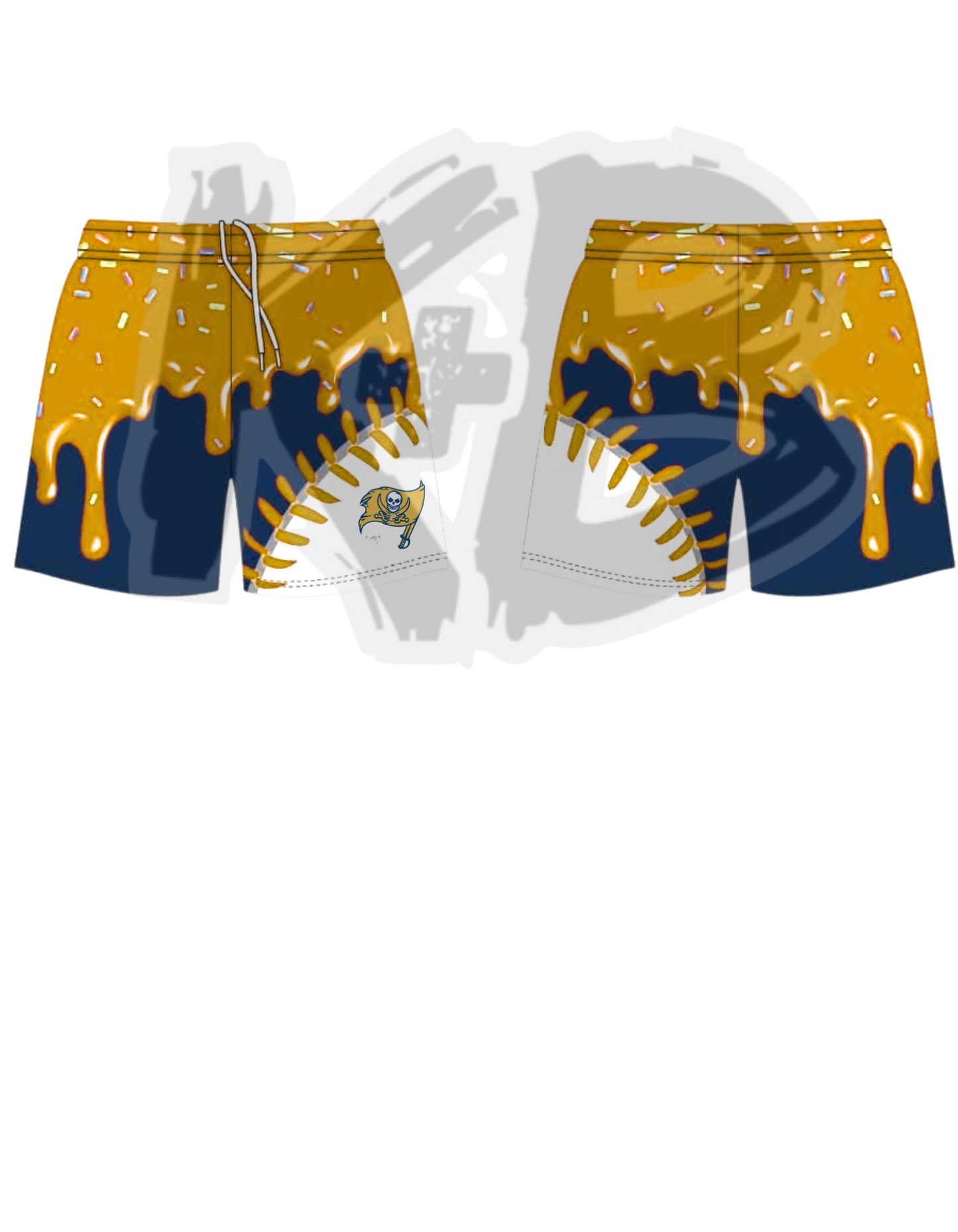 Poth Shorts drippy seams