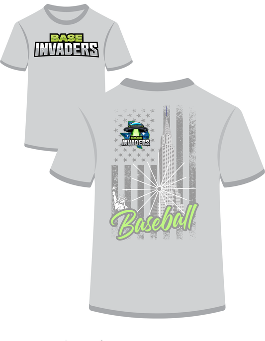 Base Invaders grey flag