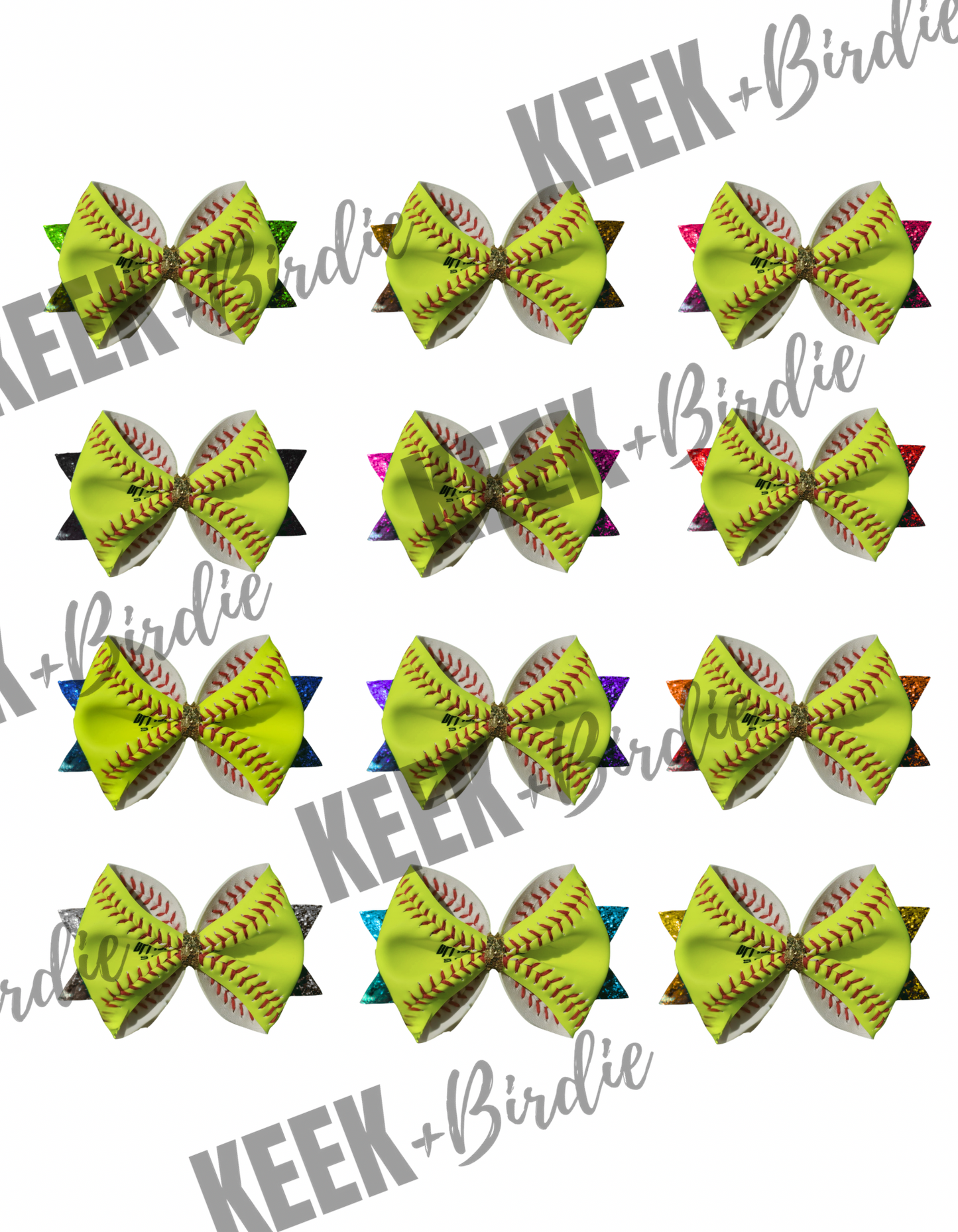 Handmade Sport Ball Bows