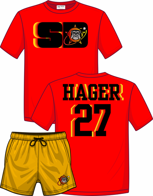 Dawgs practice shirt/Shorts set2