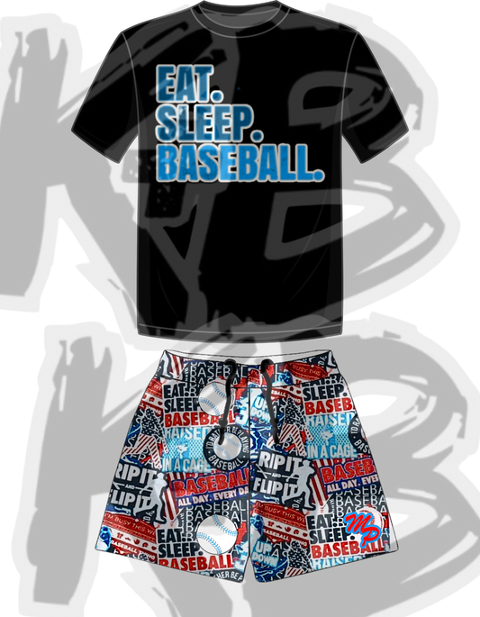 MP Set eat sleep baseball