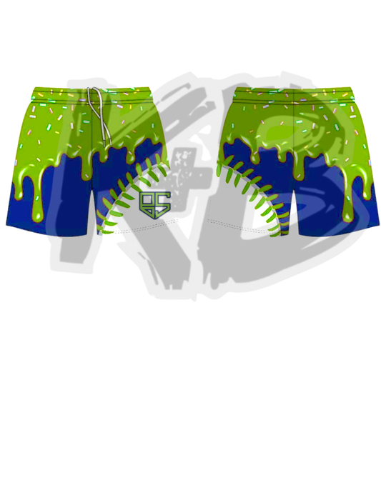 BS shorts drippy seams