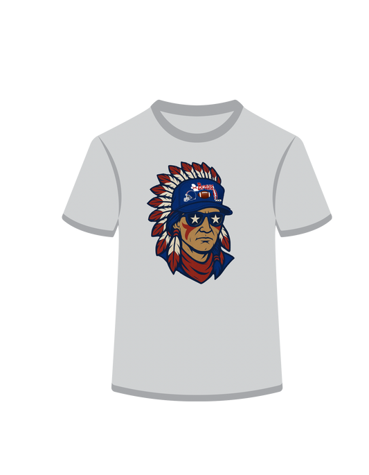 Braves Mascot/Navy&Red