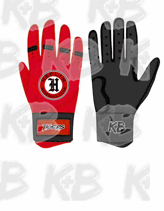 HT custom batting gloves