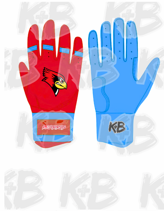 RR custom batting gloves