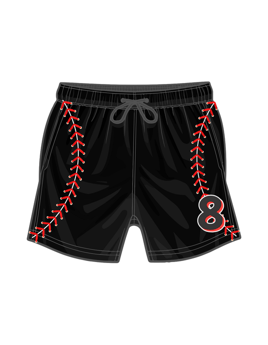 RR Pirates black/seams Shorts