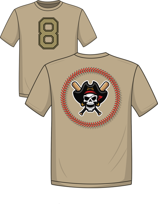 RR Pirates circle seams logo