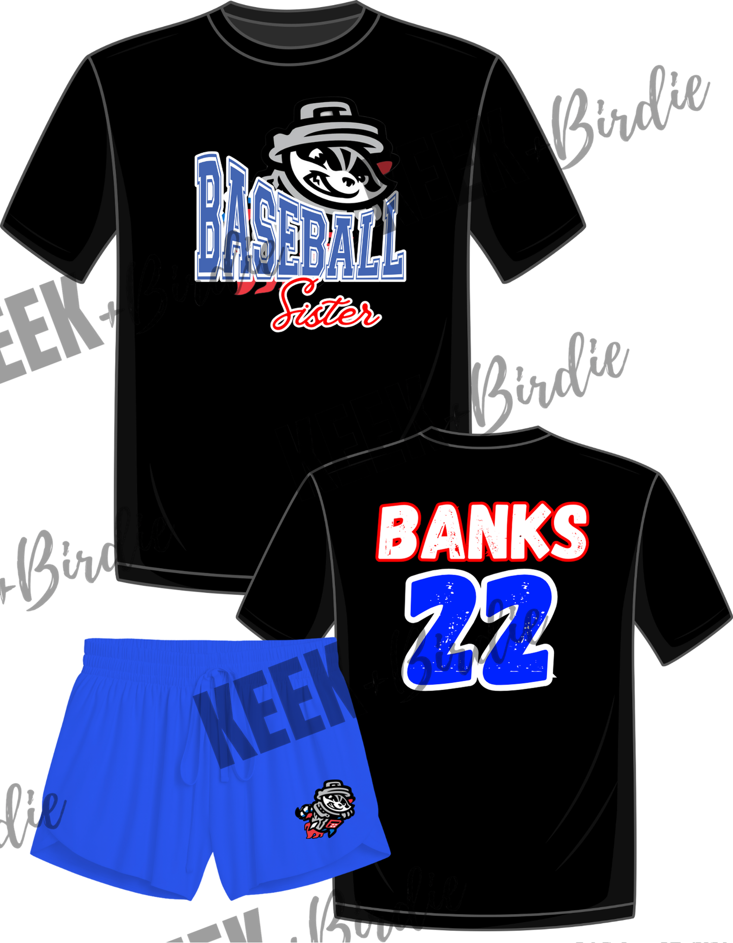 TP Set baseball sister