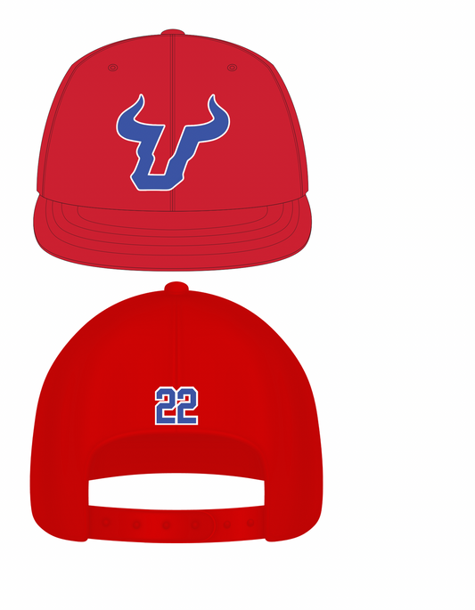 Bulls Hat Red