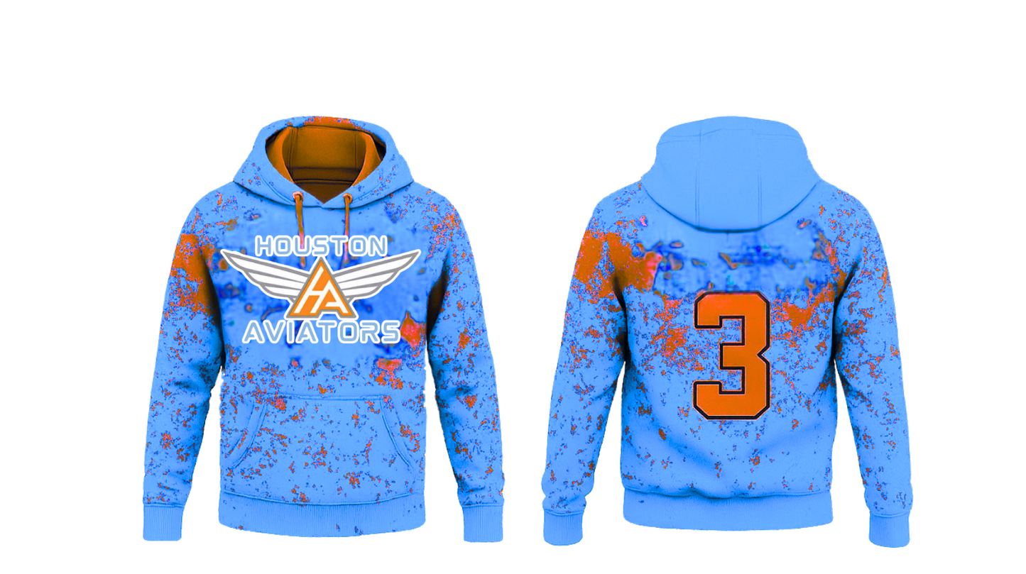 Aviators Splatter Hoodie