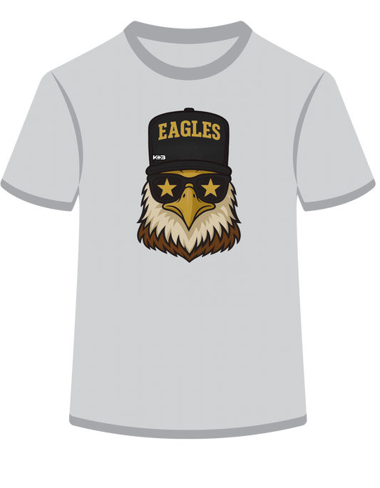 Eagles Mascot/black&gold