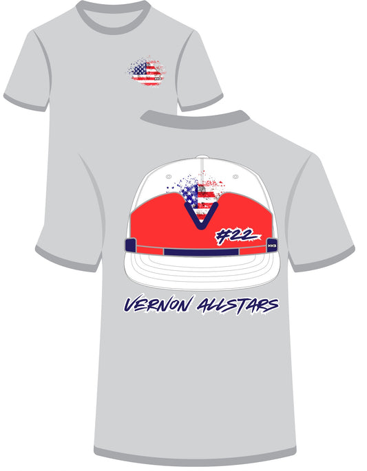 Vernon National Allstars Hat/Sunglasses (Custom Player #)