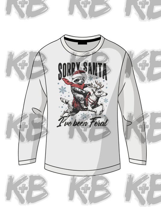 Santa I’ve Been Feral LS