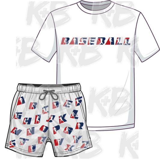 KB BTS set baseball alphabet