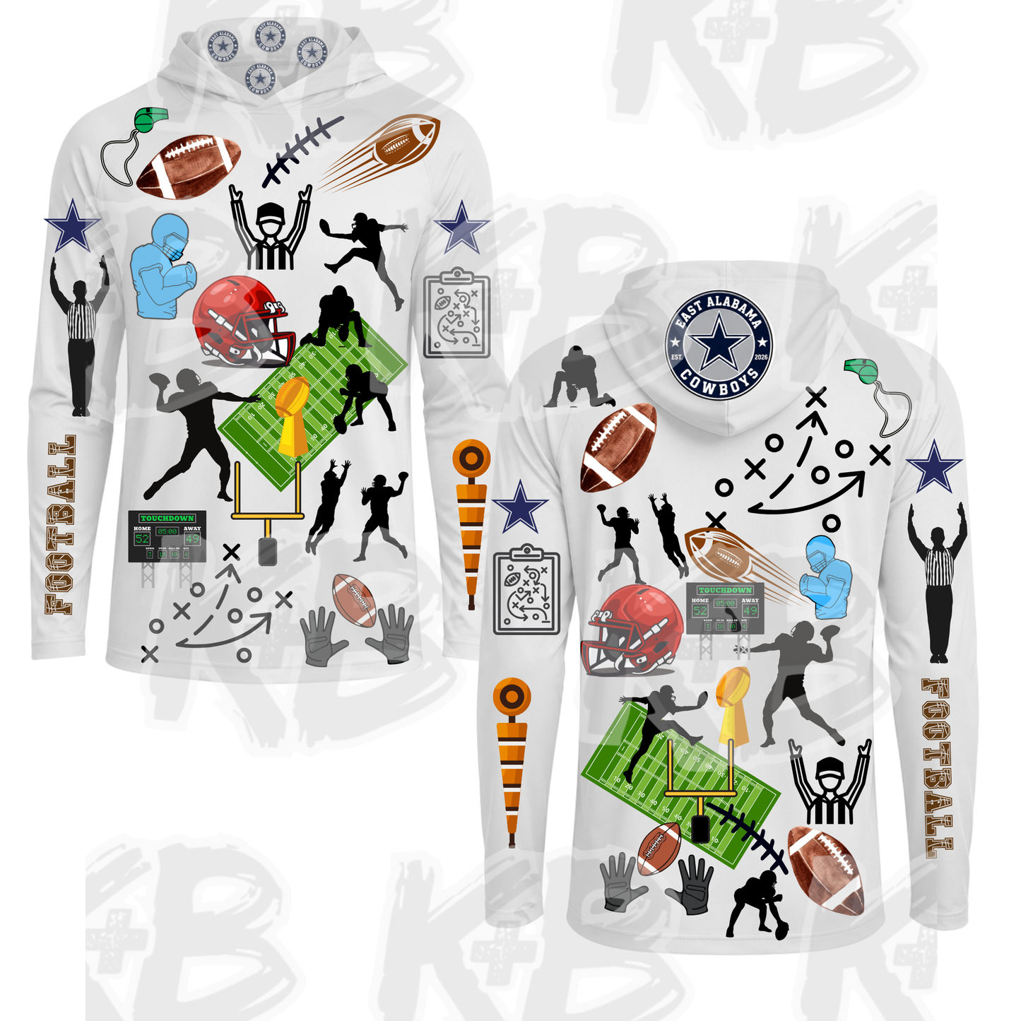 EAC LS hooded tshirt pullover