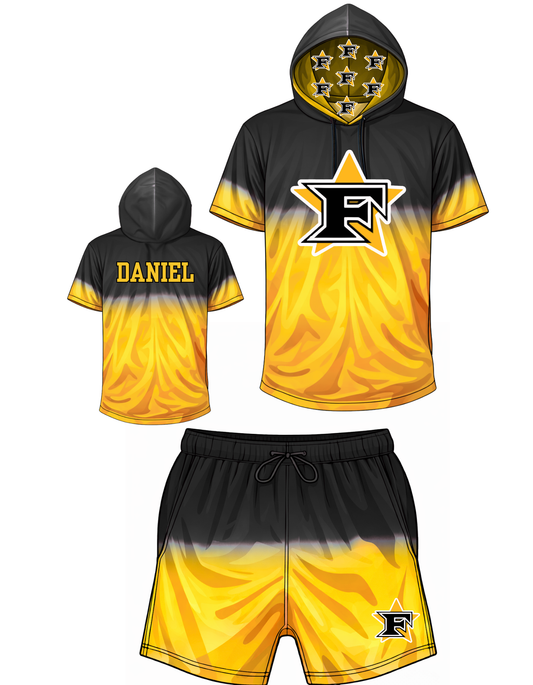 5 Star Hooded SS Pullover + Shorts Set