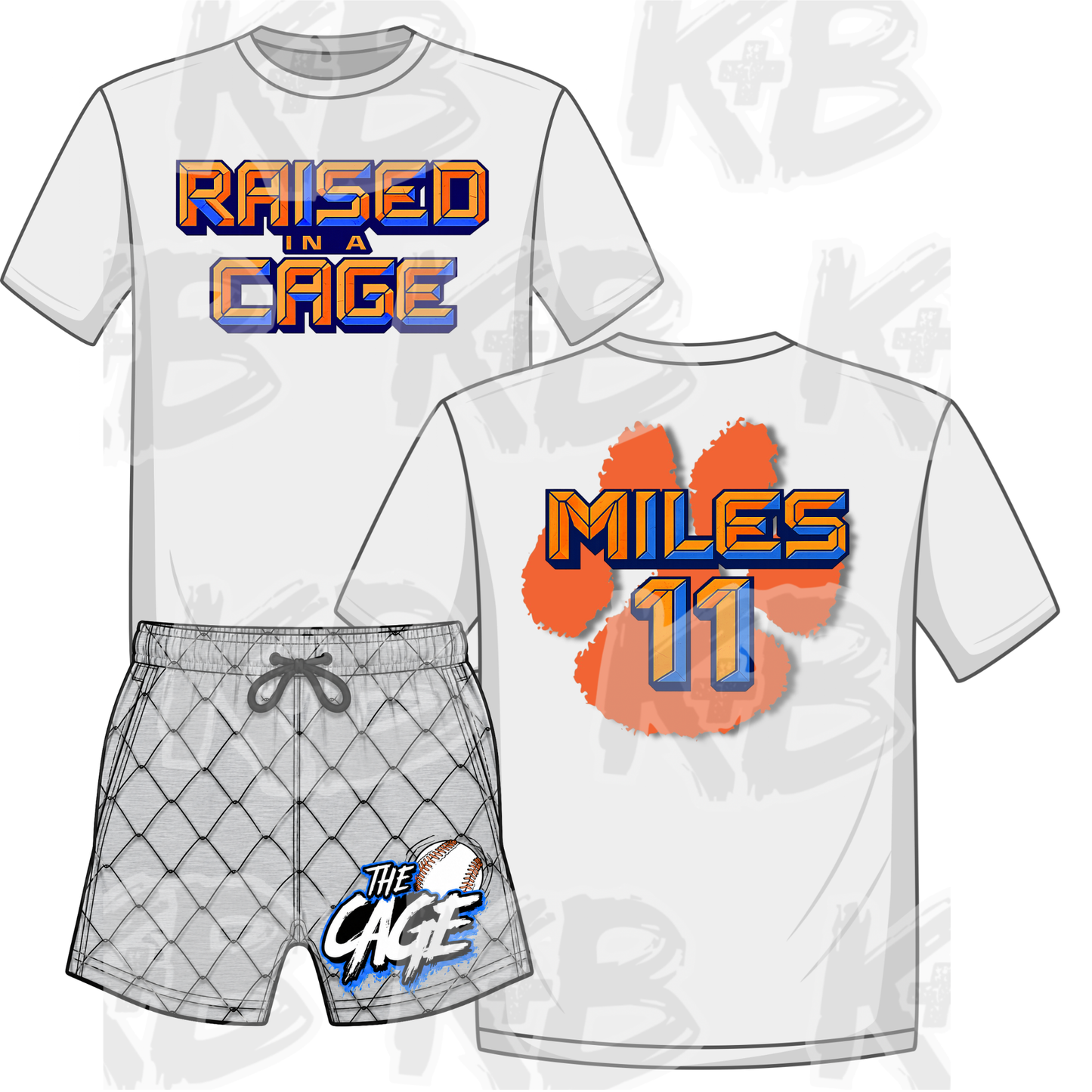 Cats Raised in a cage set