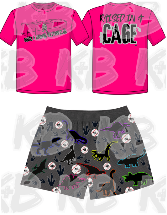 KB set raised in a cage