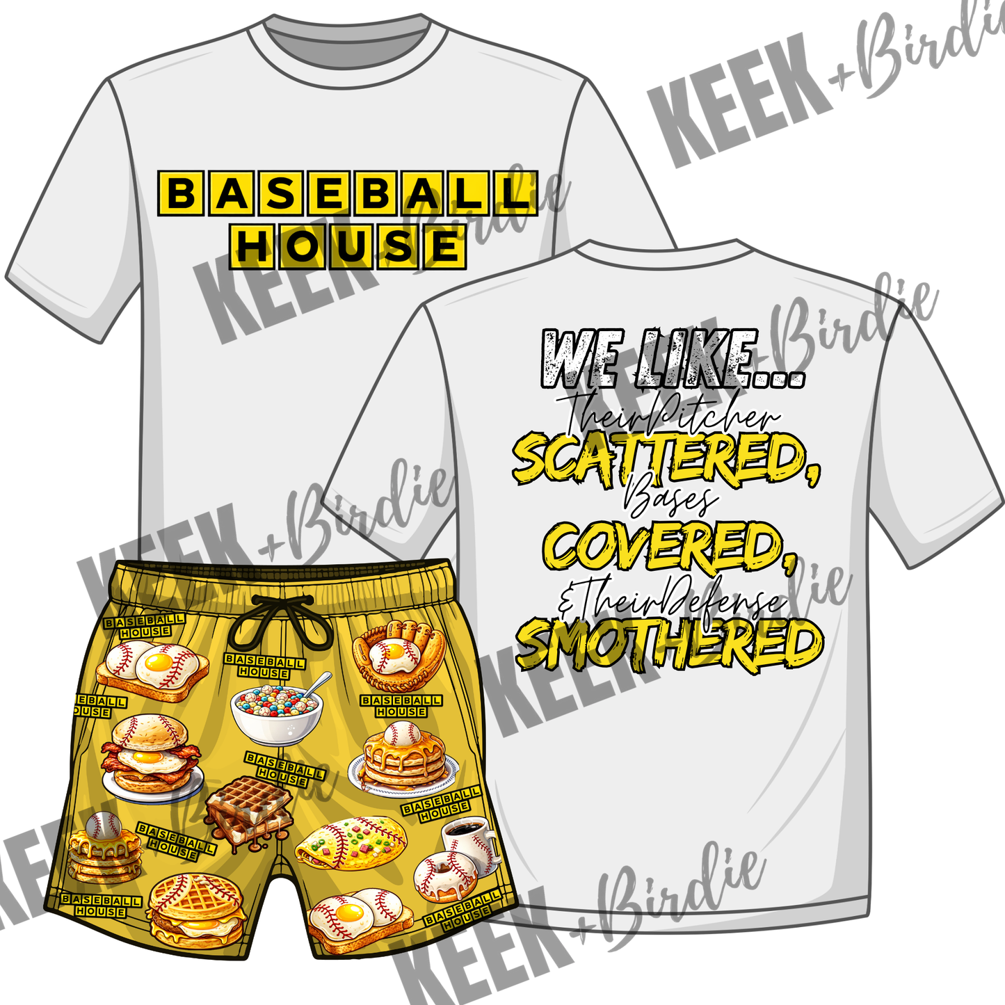KB set baseball house